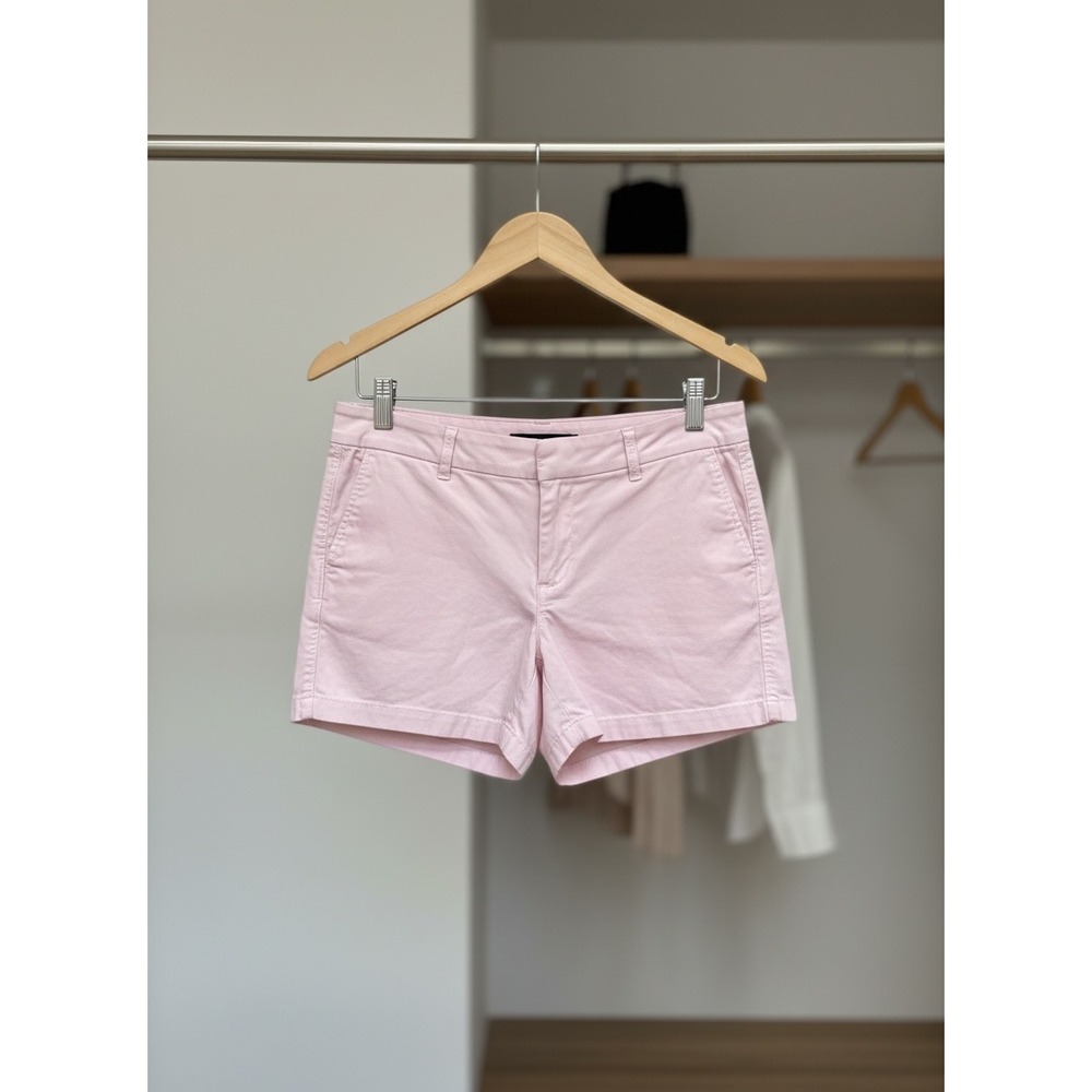 J. Crew Chino Shorts Women 14 Pink 4 Inch Inseam Stretch Cotton Twill Mid Rise